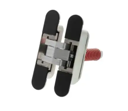 Click Here To Enlarge This Photo Of AGBH32SHDMB - AGB Eclipse 3.2 Heavy Duty Self-Close Concealed Hinge for 60kg door - Matt Black