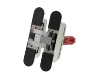 AGBH32SHDMB - AGB Eclipse 3.2 Heavy Duty Self-Close Concealed Hinge for 60kg door - Matt Black