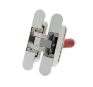 AGBH32SHDWH - AGB Eclipse 3.2 Heavy Duty Self-Close Concealed Hinge for 60kg door - White