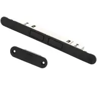 AGBTMB - AGB Touch Adjustable Magnetic Door Catch - Matt Black