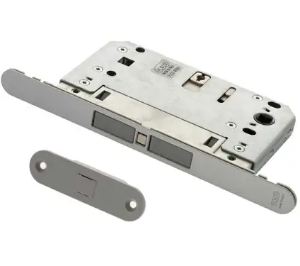 Click Here To Enlarge This Photo Of AGBTWCSC - AGB Touch Magnetic Door Catch Bathroom Lock - Satin Chrome