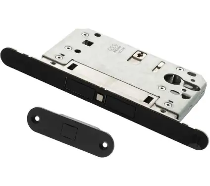 Click Here To Enlarge This Photo Of AGBTEMB - AGB Touch Magnetic Door Catch Euro Profile Sashlock - Matt Black
