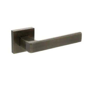 Click Here To Enlarge This Photo Of Atlantic - S40SAB STATUS 'Montana' Designer Lever on S4 Square Rose - Antique Brass