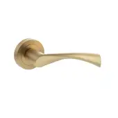 Atlantic - S34RSB STATUS 'Colorado' Lever on Round Rose - Satin Brass