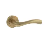 Atlantic - S35RSB STATUS 'Texas' Lever on Round Rose - Satin Brass