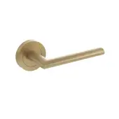 Atlantic - S43RSB STATUS 'Alabama' Lever on Round Rose – Satin Brass