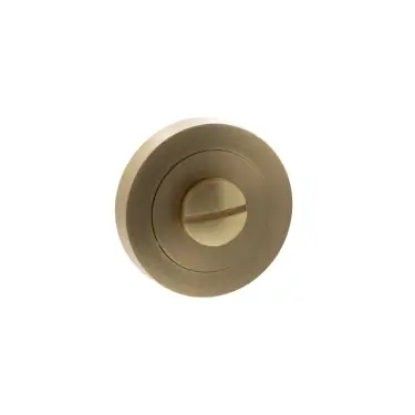 Click Here To Enlarge This Photo Of Atlantic - S2WCRSB STATUS WC Turn and Release on Round Rose - Satin Brass