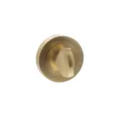 Atlantic - S2WCRSB STATUS WC Turn and Release on Round Rose - Satin Brass