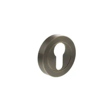 Click Here To Enlarge This Photo Of Atlantic - S2ESCERAB STATUS Euro Escutcheons on Round Rose - Antique Brass