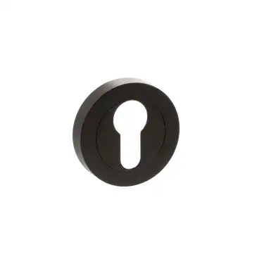 Click Here To Enlarge This Photo Of Atlantic - S2ESCERUDB STATUS Euro Escutcheons on Round Rose - Urban Dark Bronze