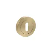 Atlantic - S2ESCKRSB STATUS Key Escutcheons on Round Rose - Satin Brass