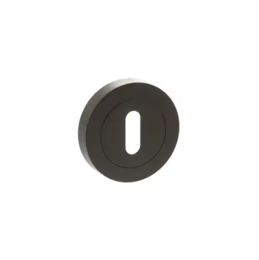 Click Here To Enlarge This Photo Of Atlantic - S2ESCKRUDB STATUS Key Escutcheons on Round Rose - Urban Dark Bronze