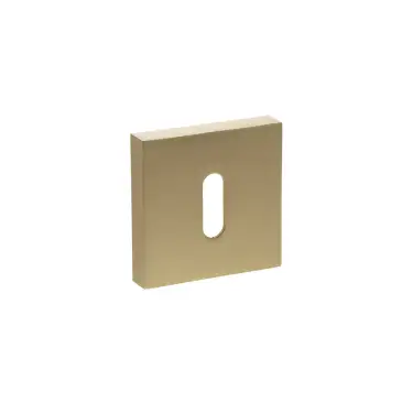 Click Here To Enlarge This Photo Of Atlantic - S4ESCKSSB STATUS Key Escutcheons on S4 Square Rose - Satin Brass