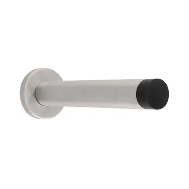 Click Here To Enlarge This Photo Of DSW1019SSS Carlisle Brass Eurospec 150mm x 22mm Wall Mounted Door Stop on Concealed Fix Rose - Satin Stainless Steel