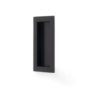 Click Here To Enlarge This Photo Of AW911-100-BL - Alexander & Wilks 100mm x 45mm Rectangular Flush Pull - Black