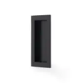 AW911-100-BL - Alexander & Wilks 100mm x 45mm Rectangular Flush Pull - Black