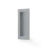 AW911-100-SC - Alexander & Wilks 100mm x 45mm Rectangular Flush Pull - Satin Chrome