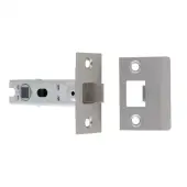 BTL30SSS Carlisle Brass Eurospec 76mm CE Tubular Mortice Latch (Square) Satin Stainless Steel