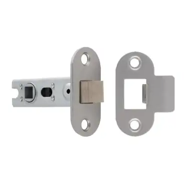 Click Here To Enlarge This Photo Of BTL25SSS/R Carlisle Brass Eurospec 64mm CE Tubular Mortice Latch (Radius) Satin Stainless Steel