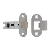 BTL25SSS/R Carlisle Brass Eurospec 64mm CE Tubular Mortice Latch (Radius) Satin Stainless Steel