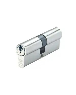 Click Here To Enlarge This Photo Of P5EP4060DNPE - Zoo Hardware P5 (Contract) Euro Profile Double Cylinder 100mm (40/60) Nickel Plated