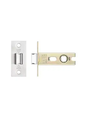 Click Here To Enlarge This Photo Of PRTL64FD-S-SSS - Zoo Hardware Project CE Fire Rated Tubular Latch 64mm (Square Forend) Satin Stainless Steel