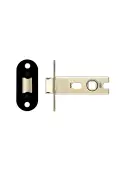 PRTL76FD-R-PCB - Zoo Hardware Project CE Fire Rated Tubular Latch 76mm (Radius Forend) Powder Coated Black
