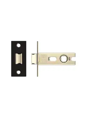 Click Here To Enlarge This Photo Of PRTL76FD-S-PCB - Zoo Hardware Project CE Fire Rated Tubular Latch 76mm (Square Forend) Powder Coated Black