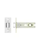 PRTL76FD-S-SSS - Zoo Hardware Project CE Fire Rated Tubular Latch 76mm (Square Forend) Satin Stainless Steel