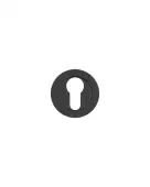 RT001-PVDBLK - Zoo Hardware Rosso Tecnica Euro Profile Escutcheon - PVD Black