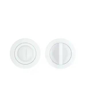 Click Here To Enlarge This Photo Of RT004-PCW - Zoo Hardware Rosso Tecnica Turn & Release - Powder Coated White