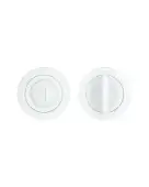 RT004-PCW - Zoo Hardware Rosso Tecnica Turn & Release - Powder Coated White