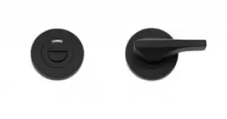 RT006I-PCB - Zoo Hardware Rosso Tecnica Accessible Turn & Indicator Release - Powder Coated Black