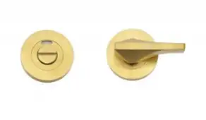 RT006I-PVDSB - Zoo Hardware Rosso Tecnica Accessible Turn & Indicator Release - PVD Satin Brass