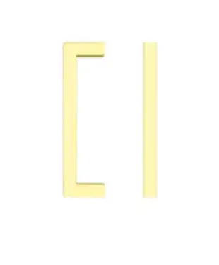 Click Here To Enlarge This Photo Of TDFPS-96-BG - Zoo Hardware Square Block Cabinet Pull Handle 96mm c/c Brushed Gold Finish