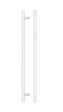 Click Here To Enlarge This Photo Of TDFPT-288-348MW - Zoo Hardware T Bar Cabinet Handle 288mm c/c (348mm Overall Length) Matt White Finish