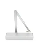 VDC0036A2-SE - Zoo Hardware Vier Adjustable Size 3-6 Overhead Door Closer (with Cover) Silver Finish