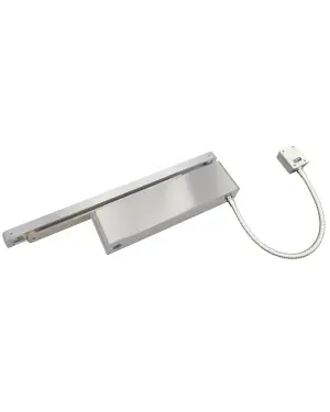 Click Here To Enlarge This Photo Of VDC-EMT03-HO/SF-SR-SSS - Zoo Hardware Vier Electro Magnetic Overhead Door Closer (Hold Open/Swing Free) Fixed Power Size 3 with Track Arm & Semi Radius Cover - Satin Stainless Steel Finish