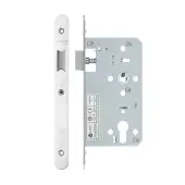 VDL0060-L-R-PSS - Zoo Hardware Vier DIN Latch 60mm Backset with 2pc Radius Forend - Polished Stainless Steel Finish