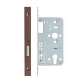 VDL0060-PVDBZ - Zoo Hardware Vier DIN Euro Deadlock 60mm Backset with 2pc Square Forend - PVD Bronze Finish