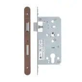VDL7255-R-PVDBZ - Zoo Hardware Vier DIN Euro Sashlock 55mm Backset (72mm Centres) with 2pc Radius Forend - PVD Bronze Finish