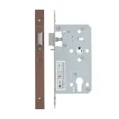 VDL7260-NL-PVDBZ - Zoo Hardware Vier DIN Nightlatch 60mm Backset (72mm Centres) with 2pc Square Forend - PVD Bronze Finish