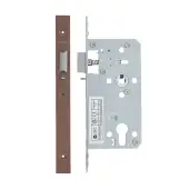 VDL7260-NL-R-PVDBZ - Zoo Hardware Vier DIN Nightlatch 60mm Backset (72mm Centres) with 2pc Radius Forend - PVD Bronze Finish