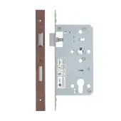 VDL7260-PVDBZ - Zoo Hardware Vier DIN Euro Sashlock 60mm Backset (72mm Centres) with 2pc Square Forend - PVD Bronze Finish