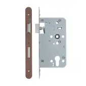 VDL7260-ST-R-PVDBZ - Zoo Hardware Vier DIN Single Throw Euro Sashlock 60mm Backset (72mm Centres) with 2pc Radius Forend - PVD Bronze Finish
