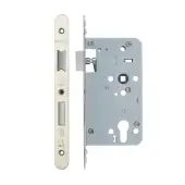 VDL7260-ST-R-SSS - Zoo Hardware Vier DIN Single Throw Euro Sashlock 60mm Backset (72mm Centres) with 2pc Radius Forend - Satin Stainless Steel Finish