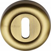 V6722-AT Heritage Brass Key Escutcheon Antique Brass Finish