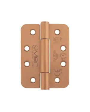 Click Here To Enlarge This Photo Of VHC243RPVDBZ - Zoo Hardware Vier Grade 14 Concealed Bearing Hinges (Radius) 102 x 76 x 3mm - PVD Bronze