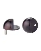 ZAS06B-ETB - Zoo Hardware Oval Floor Mounted Door Stop 45mm (Face Fix) PVD Etna Bronze Finish