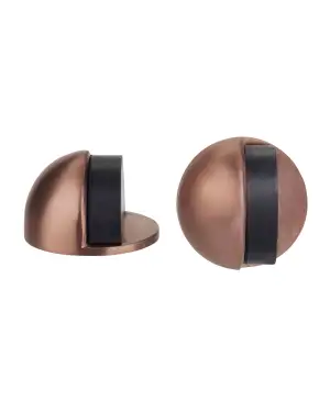 Click Here To Enlarge This Photo Of ZAS06-PVDBZ - Zoo Hardware Oval Floor Mounted Door Stop 45mm (Concealed Fix) PVD Bronze Finish